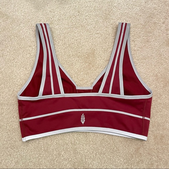 ❗️SOLD❗️Free People You’re A Peach Bra Red with Reflection Seam NWOT L - Picture 6 of 8
